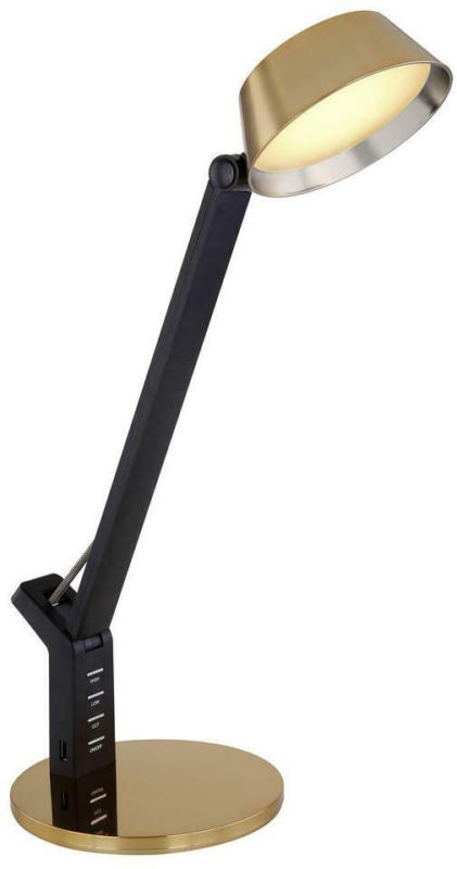 LED-Schreibtischleuchte Ursino L: 48 cm Gold