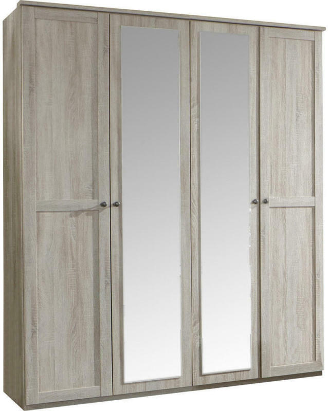Drehtürenschrank in Eichefarben