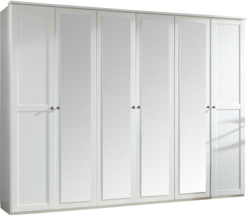 Drehtürenschrank in Weiß