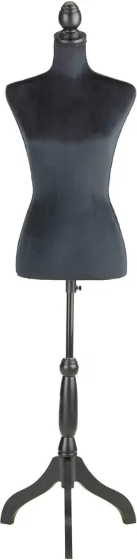 Dekobüste Velvet Schwarz