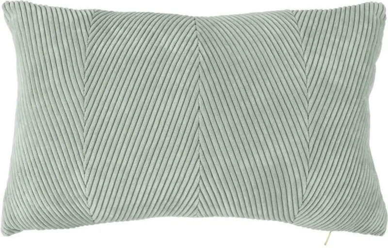 Kissenhülle Cordy in Hellgrün ca. 30x50cm