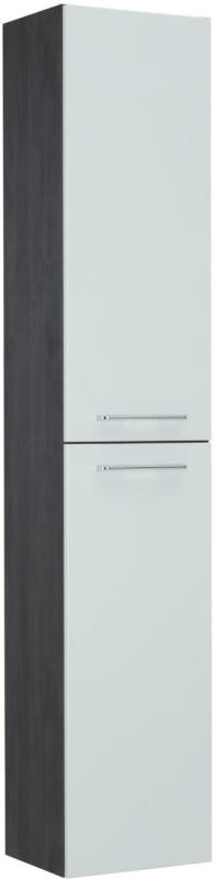 Hochschrank in Weiss Hochglanz