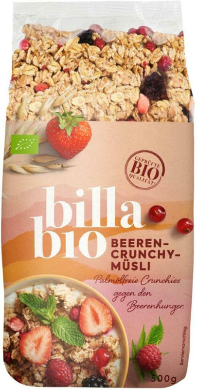 BILLA Bio Beeren Crunchy-Müsli