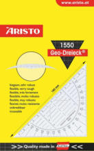 PAGRO DISKONT ARISTO Geodreieck ”1550” biegsam transparent