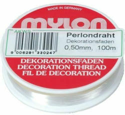 Dekorationsfaden 100 m x 0,5 mm transparent