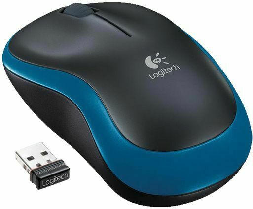 Logitech Maus M185 blau