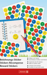 BRUNNEN Belohnungssticker für Lehrer ”Smiley” 264 Stück bunt