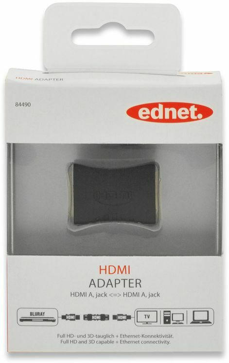 EDNET HDMI-Adapter vergoldet ”A BU/BU”