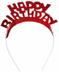 PAPSTAR Haarreifen mit Tiara ”Happy Birthday” 4 Stück