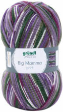 PAGRO DISKONT GRÜNDL Wolle ”Big Mamma print” 400 g violett/grün/weiß