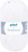 PAGRO DISKONT GRÜNDL Wolle ”Shetland” 100g weiß