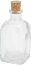 PAGRO DISKONT Glasflasche mit Korken ”Apotheker” 100 ml