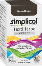 PAGRO DISKONT SIMPLICOL Textilfarbe ”Expert” 150g nussbraun