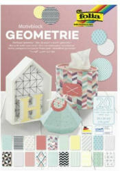 FOLIA Motivblock ”Geometrie” 24 x 34 cm 20 Blatt bunt