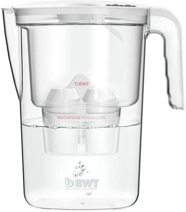 BWT Tischwasserfilter ”Magnesium Mineraliser” 2,6 Liter transparent