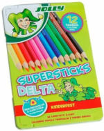 PAGRO DISKONT JOLLY Buntstifte ”Supersticks Delta” 12 Stück