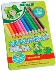 JOLLY Buntstifte ”Supersticks Delta” 12 Stück