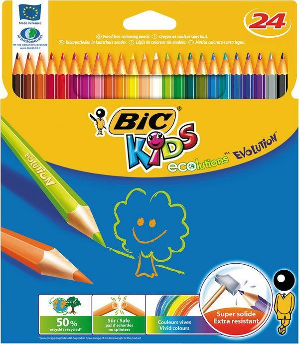 BIC Buntstifte KIDS ”Evolution Ecolutions” 24 Stück