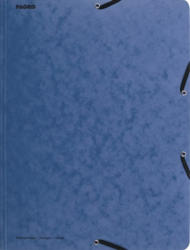 PAGRO Dreiflügelmappe mit Gummizug A4 blau