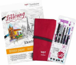 TOMBOW Handlettering-Set ”Beginner” inkl. Zeichenblock und Pennal