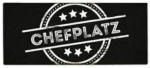PAGRO DISKONT Metallschild ”Chefplatz” 30,5 x 13 cm schwarz/weiß