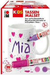 MARABU Kids Tassen-Malset ”Mia” inkl. 2 Porcelain-Glas Painter