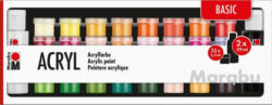 MARABU Acrylfarben-Set ”Basic” 34 Stück mehrere Farben