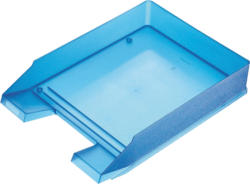 Briefkorb A4 blau transparent