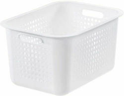 SMARTSTORE Aufbewahrungskorb "Basket" 13 Liter weiss