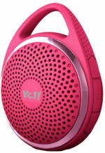 PAGRO DISKONT Mini-Lautsprecher "BT 1301" mit Bluetooth pink