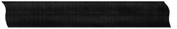 HOTEX Schrägband ”Uni” 2,5 m x 19 mm schwarz