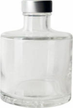 PAGRO DISKONT Glasflasche ”Vanessa” mit Schraubverschluss 0,35 Liter transparent