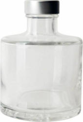 Glasflasche ”Vanessa” mit Schraubverschluss 0,35 Liter transparent