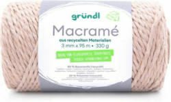 GRÜNDL Macramé-Garn 3 mm x 95 m beige