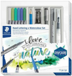 STAEDTLER Handlettering & Aquarell-Set 11 Teile