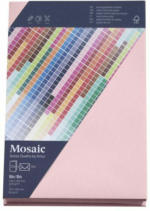 PAGRO DISKONT MOSAIC Creative B6 Kuverts und Karten je 10 Stück rosa