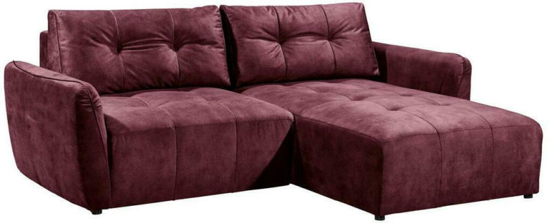 Wohnlandschaft In L-Form Dajana 244x182 cm Burgund