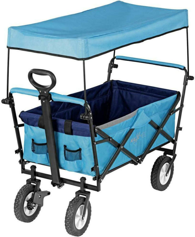 Bollerwagen Maxxmee Faltbar Blau