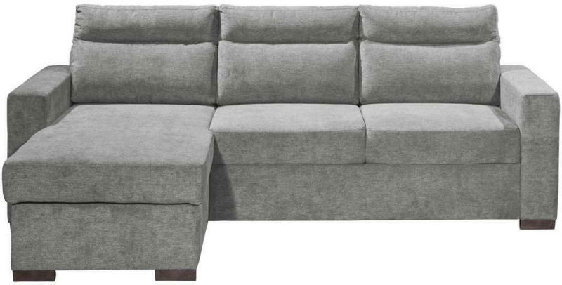 Ecksofa mit Schlaffunktion + Bettkasten Itaca, Stoffbezug