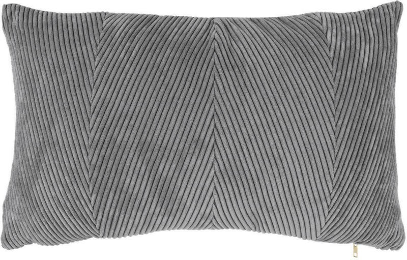 Kissenhülle Cordy in Grau ca. 30x50cm