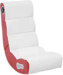 Gamingstuhl 'Wobble', weiss/rot