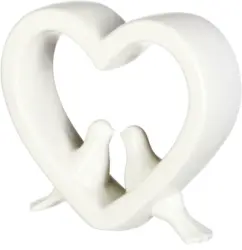 Dekovogel Diana Weiß