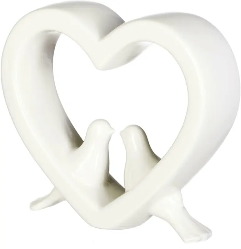 Dekovogel Diana Weiß