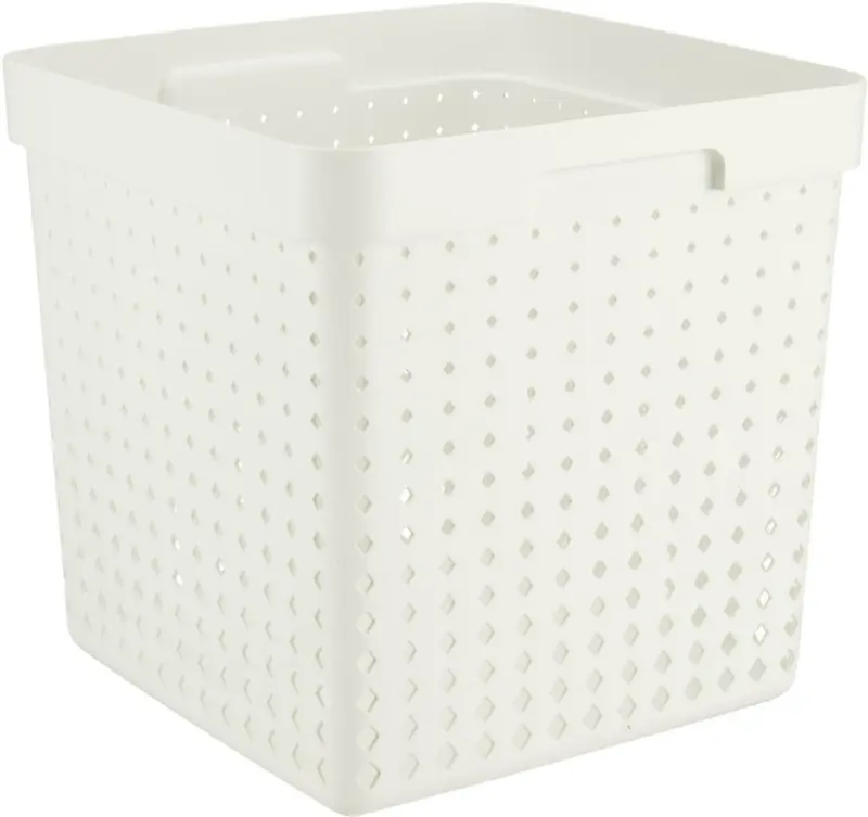 Korb Seoul aus Kunststoff in Weiß