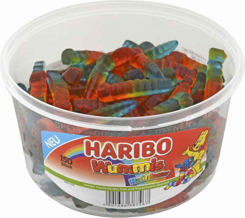 Haribo Wummis Rainbow 150 Stück 1.2 kg -
