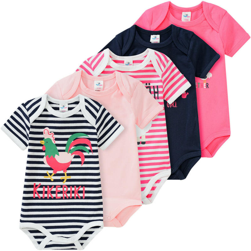 5 Baby Bodys in verschiedenen Dessins (Nur online)