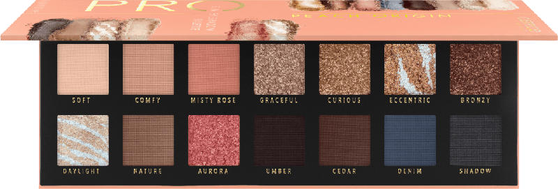 Catrice Lidschattenpalette Pro Peach Origin Slim Eyeshadow Palette Golden Afterglow 010