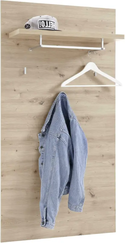 Garderobenpaneel 'Gomera' , eiche