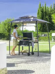 Pavillon Texas in Grau