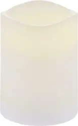 Kerze mit LED Leonie aus Kunststoff